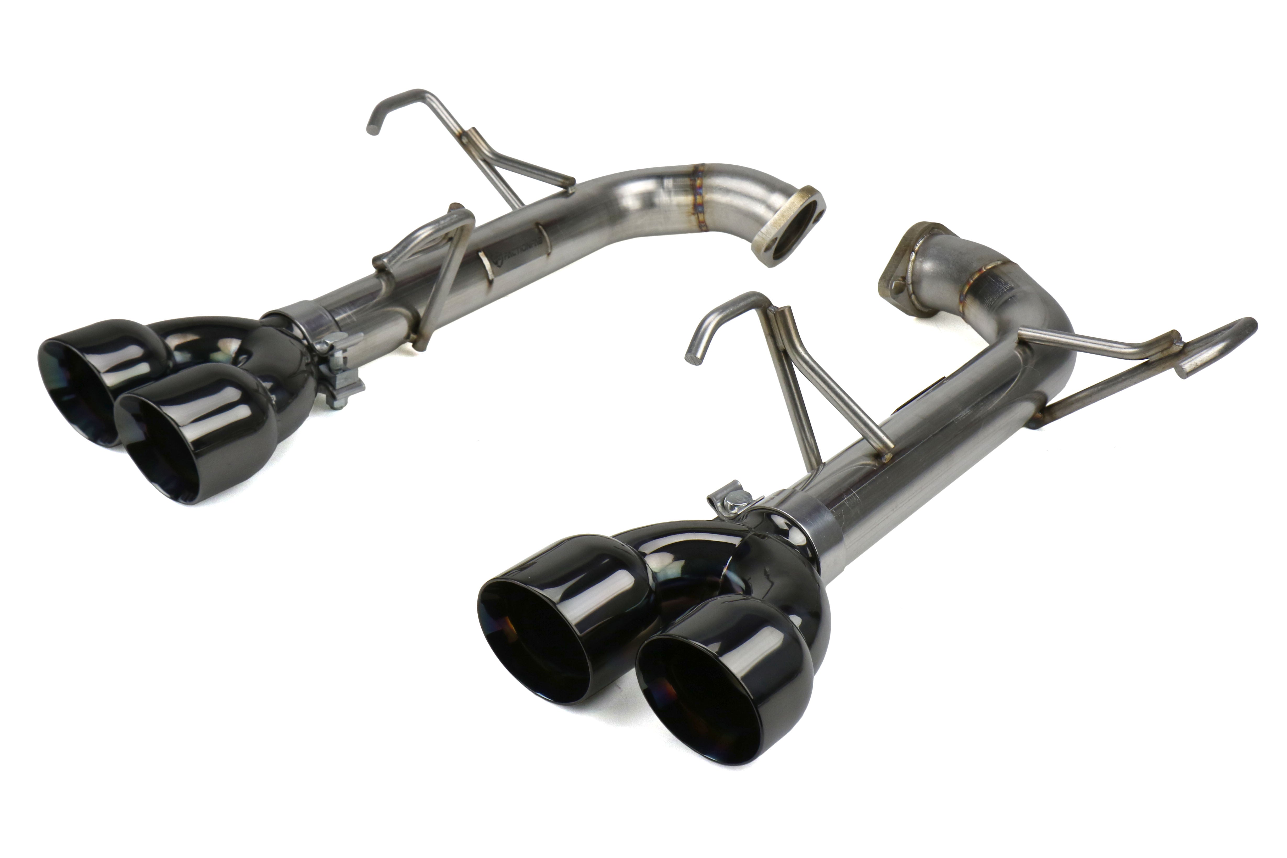 FactionFab Axle Back Exhaust w/ Black Tips - 2015-2021 Subaru WRX / 2015-2018 STI